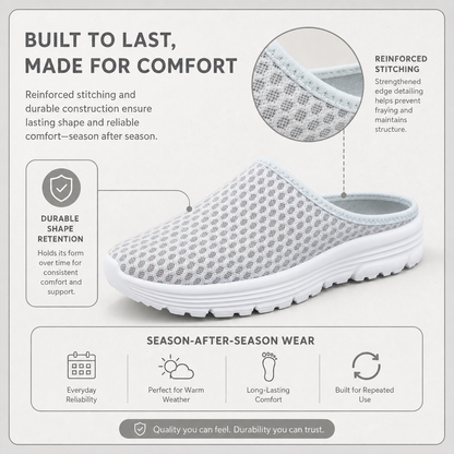 AiroStep™ Breathable Slippers for Cool Comfort