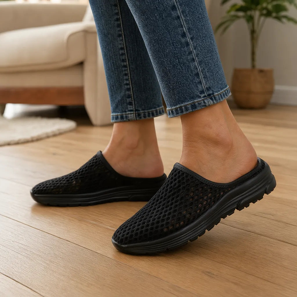 AiroStep™ Breathable Slippers for Cool Comfort