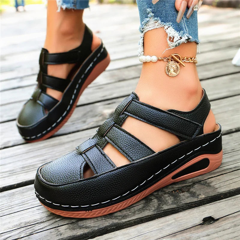 AiryStep™ Breathable Wedge Sandals for All-Day Comfort