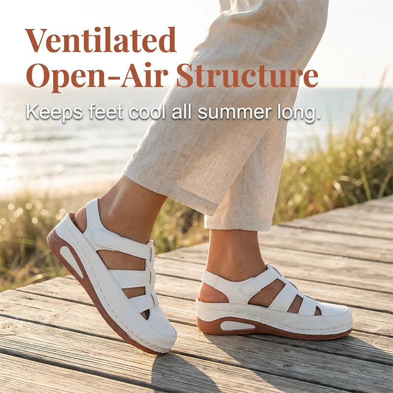 AiryStep™ Breathable Wedge Sandals for All-Day Comfort