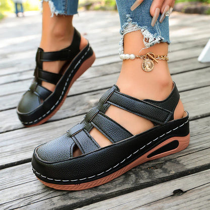 AiryStep™ Breathable Wedge Sandals for All-Day Comfort