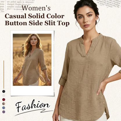 Alba Galeotti™ Effortless Button Top for Everyday Comfort