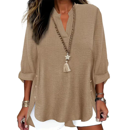 Alba Galeotti™ Effortless Button Top for Everyday Comfort