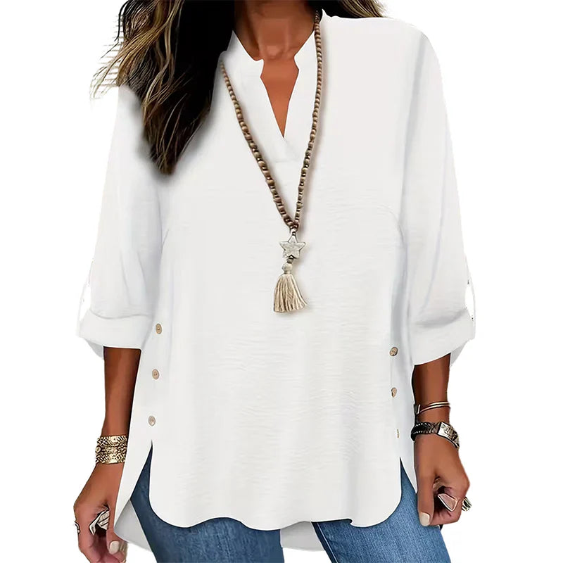 Alba Galeotti™ Effortless Button Top for Everyday Comfort
