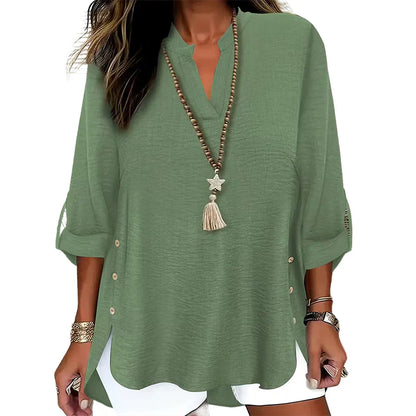 Alba Galeotti™ Effortless Button Top for Everyday Comfort