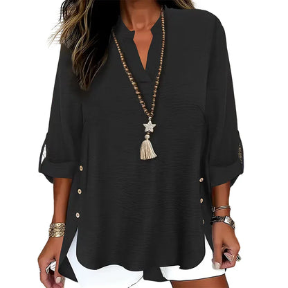 Alba Galeotti™ Effortless Button Top for Everyday Comfort