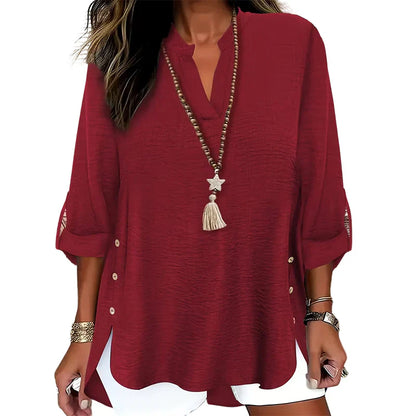 Alba Galeotti™ Effortless Button Top for Everyday Comfort