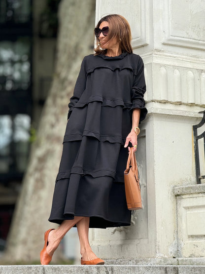 Alba Lampedusa™ Flowy Tiered Midi Dress for Easy Days
