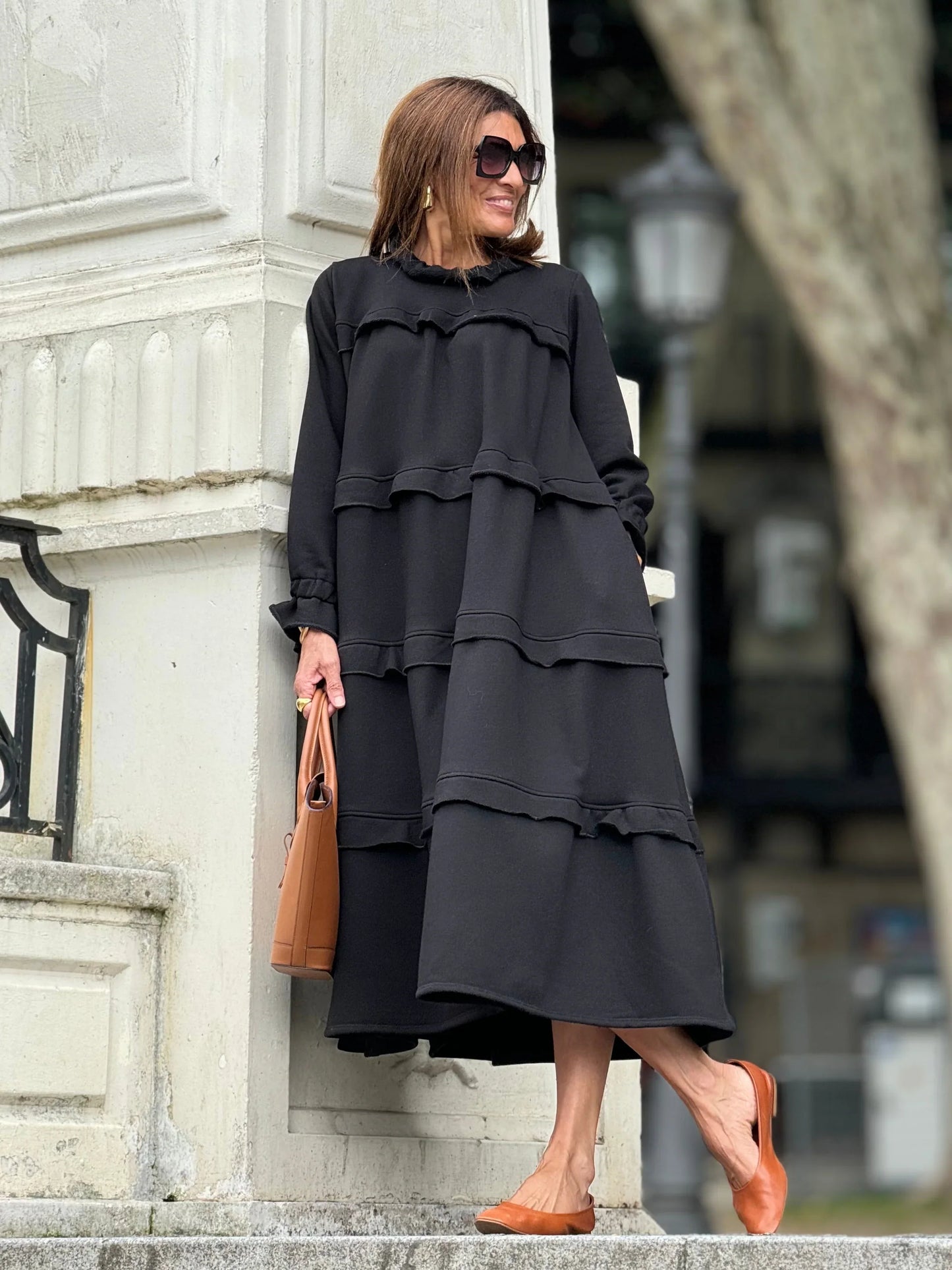 Alba Lampedusa™ Flowy Tiered Midi Dress for Easy Days