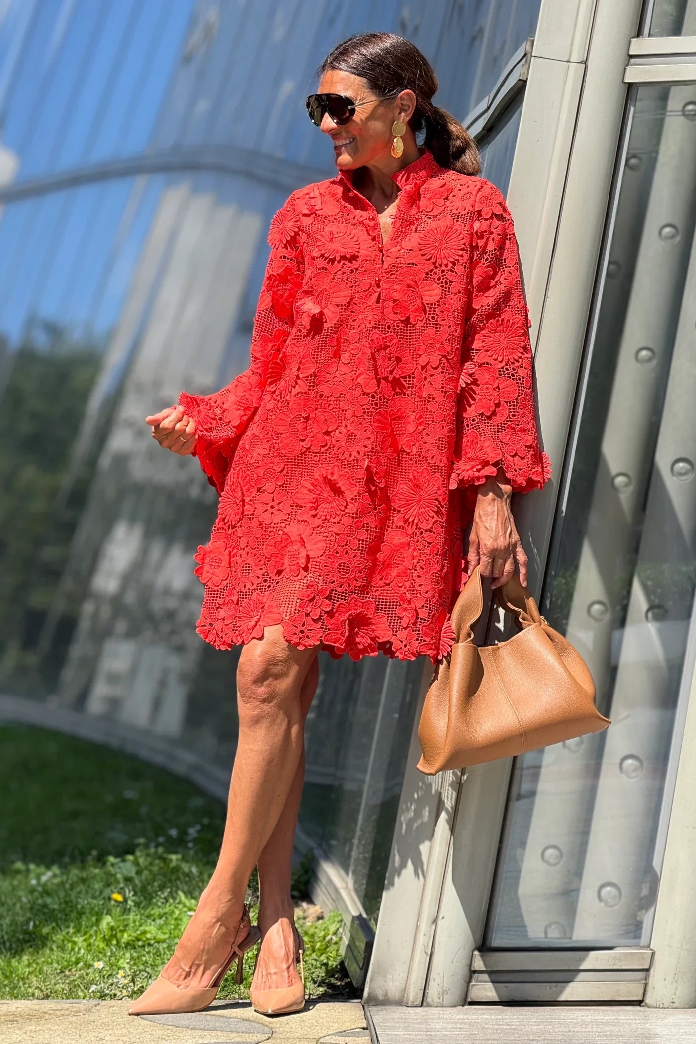 Alba Lampedusa™ Flowy Tiered Midi Dress for Easy Days