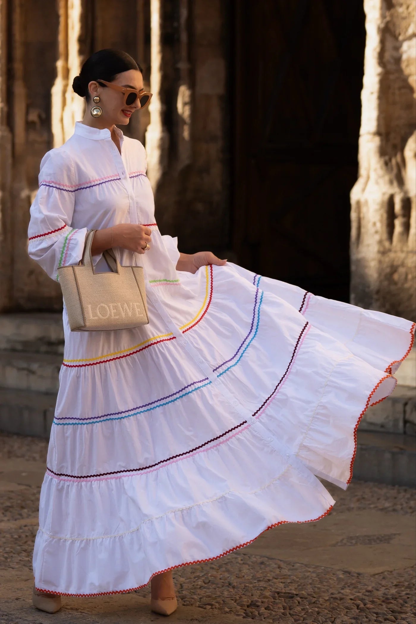 Alba Lampedusa™ Flowy Tiered Midi Dress for Easy Days