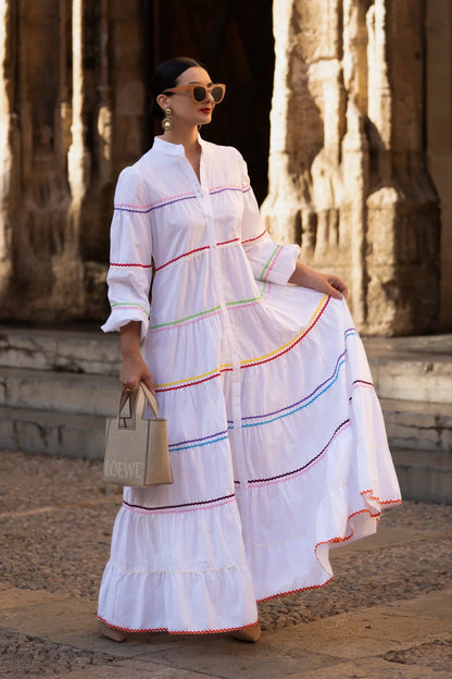 Alba Lampedusa™ Flowy Tiered Midi Dress for Easy Days