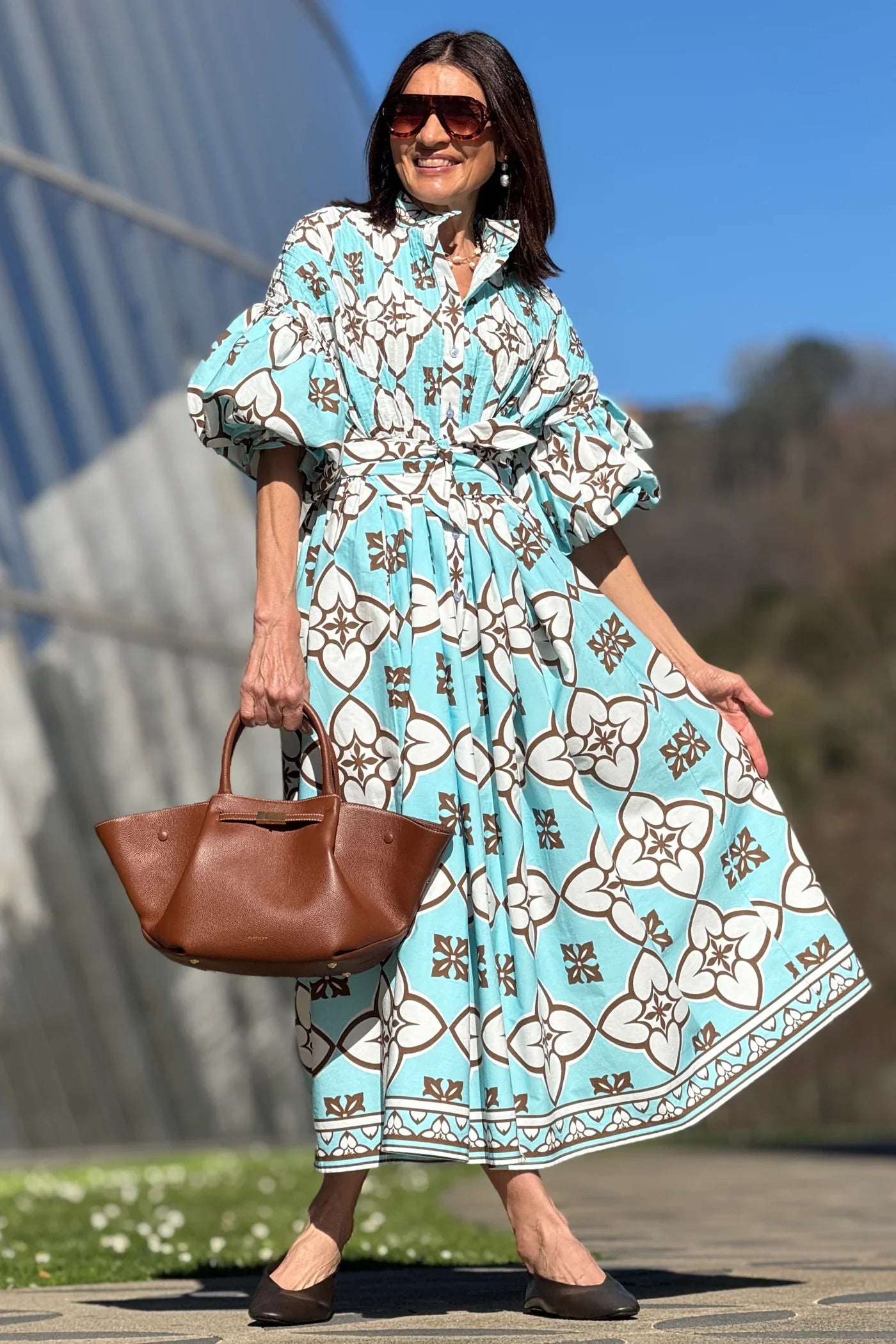 Alba Lampedusa™ Flowy Tiered Midi Dress for Easy Days