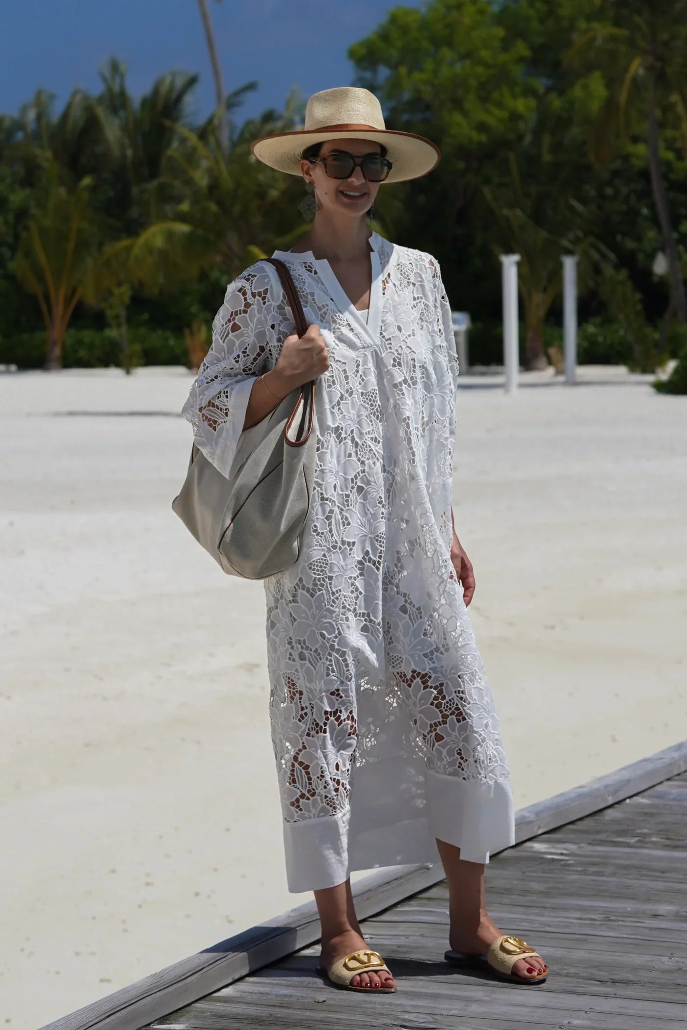 Alba Lampedusa™ Flowy Tiered Midi Dress for Easy Days