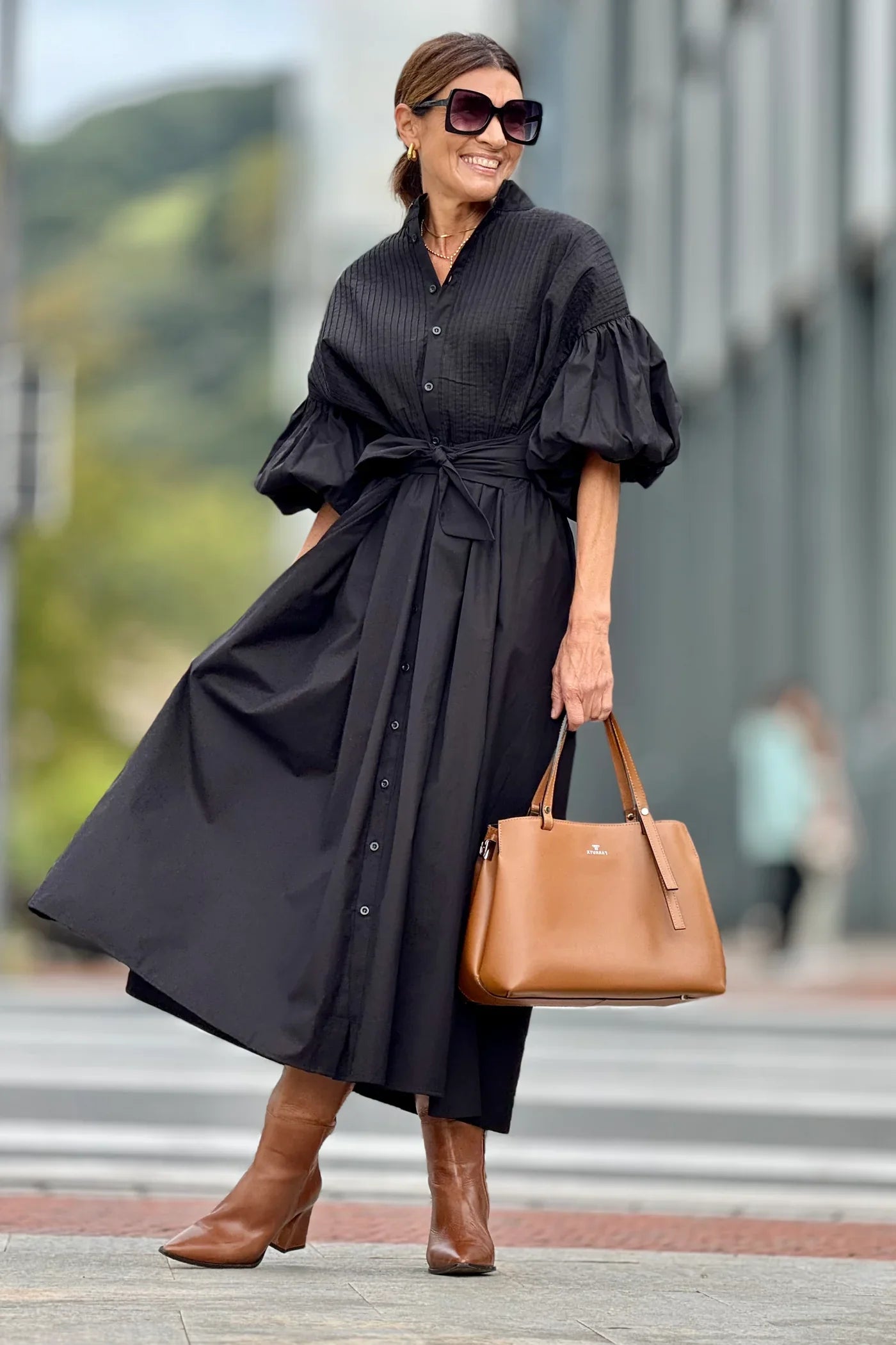 Alba Lampedusa™ Flowy Tiered Midi Dress for Easy Days