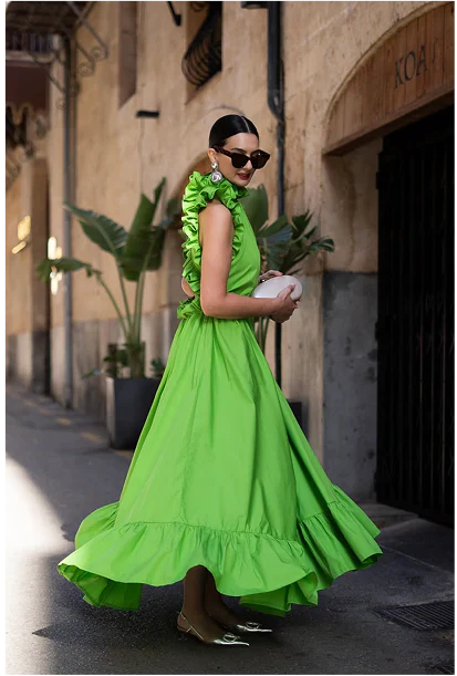 Alba Lampedusa™ Flowy Tiered Midi Dress for Easy Days