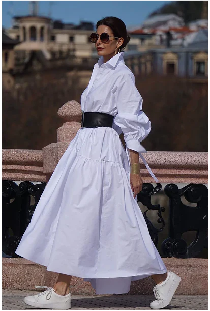 Alba Lampedusa™ Flowy Tiered Midi Dress for Easy Days