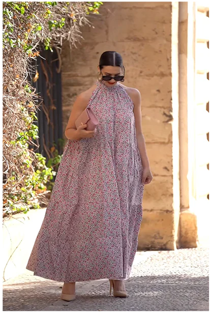 Alba Lampedusa™ Flowy Tiered Midi Dress for Easy Days