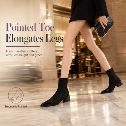 Alberta Pagano™ Elegant Ankle Boots for Slimmer, Elongated Legs