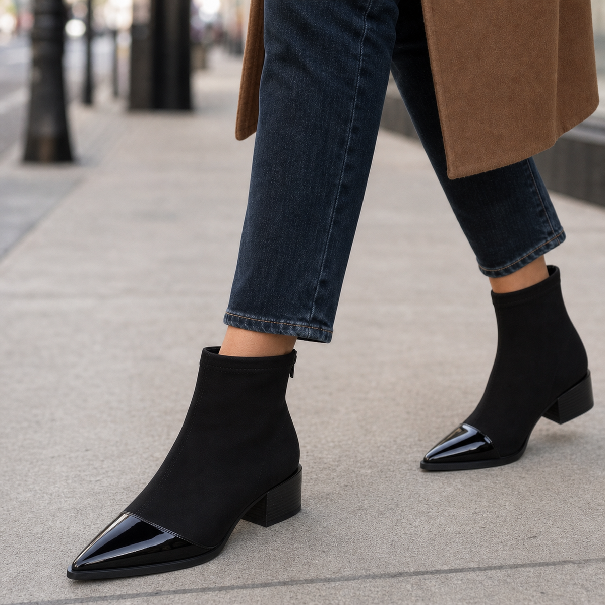 Alberta Pagano™ Elegant Ankle Boots for Slimmer, Elongated Legs