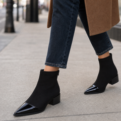 Alberta Pagano™ Elegant Ankle Boots for Slimmer, Elongated Legs