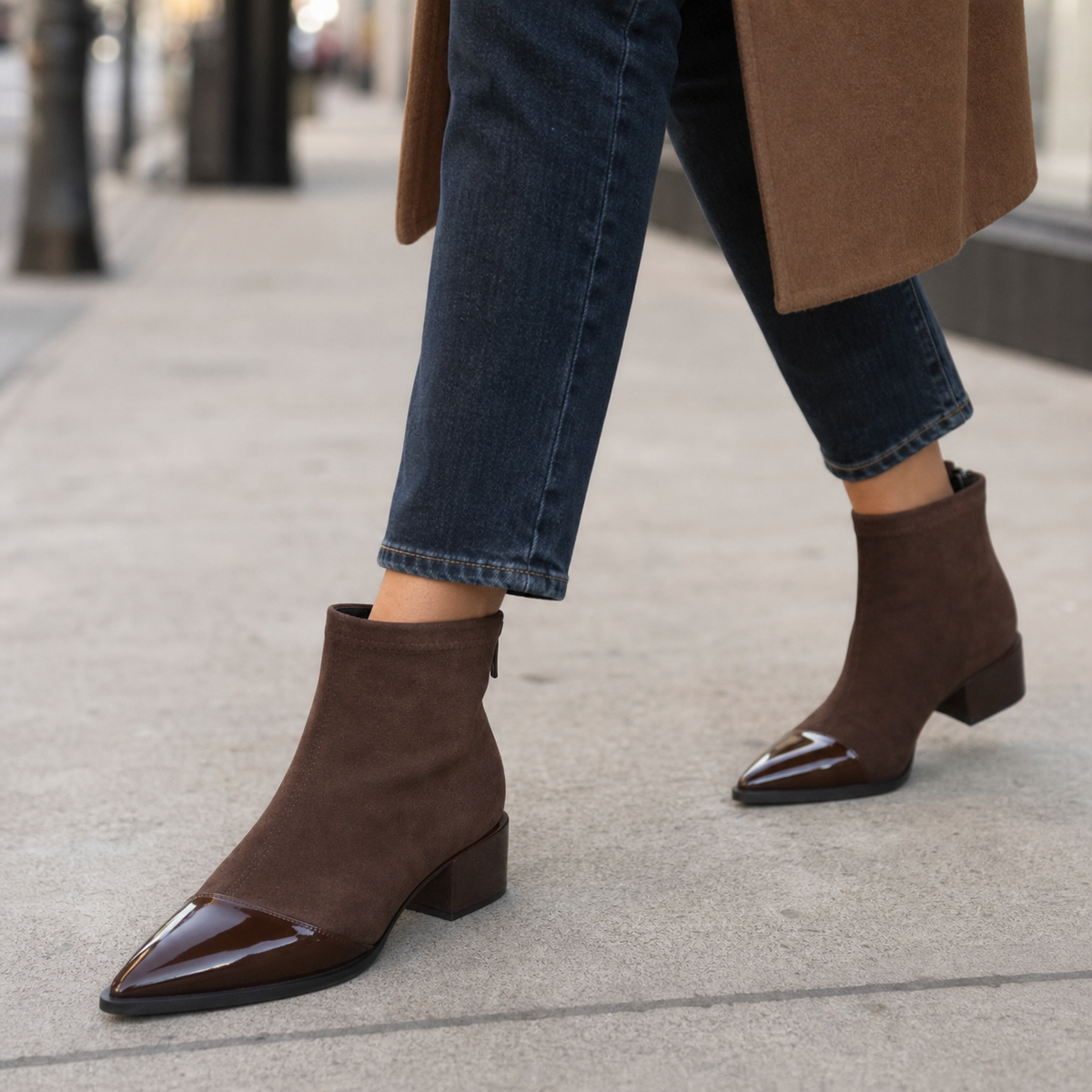 Alberta Pagano™ Elegant Ankle Boots for Slimmer, Elongated Legs
