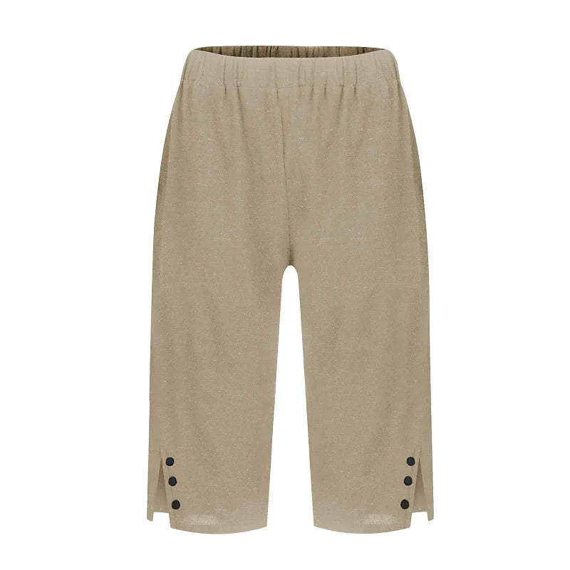 Albina Gallarini™ Breathable Capri Pants for Effortless Style