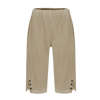 Albina Gallarini™ Breathable Capri Pants for Effortless Style