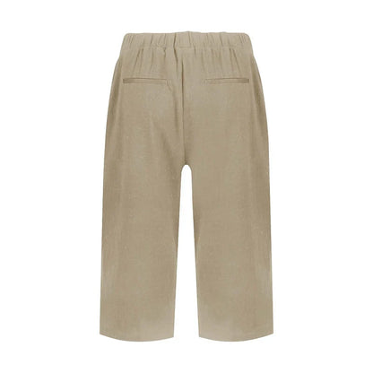 Albina Gallarini™ Breathable Capri Pants for Effortless Style