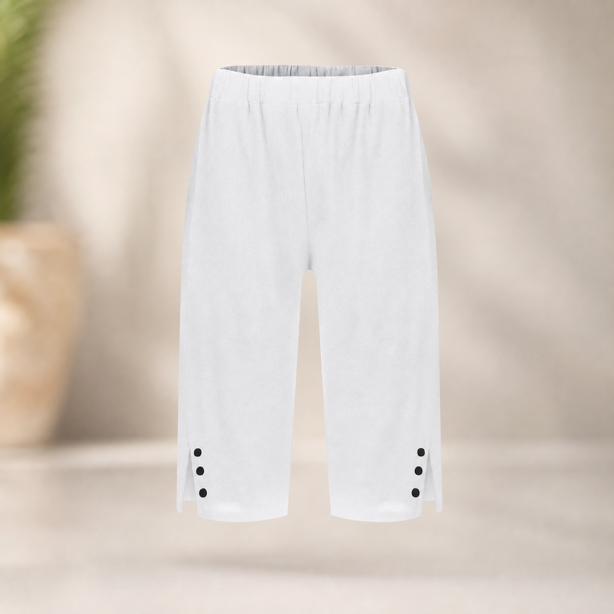 Albina Gallarini™ Breathable Capri Pants for Effortless Style
