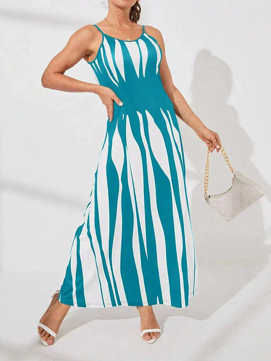 Aldina Galletti™ Breathable Striped Sundress for Effortless Everyday Style