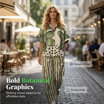 Aldina Migliaccio™ Printed 2-Piece Set for Effortless Summer Style