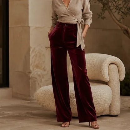 Alessandra Nicolosi™ High-Waisted Wide-Leg Trousers for Polished Everyday Style