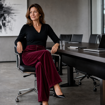 Alessandra Nicolosi™ High-Waisted Wide-Leg Trousers for Polished Everyday Style