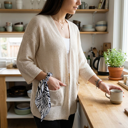 Alessia Marino™ Effortless 3/4 Sleeve Layering Cardigan