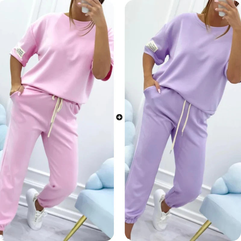 Alfonsina Gandolfi™ Breathable Casual Lounge Set for Everyday Wear