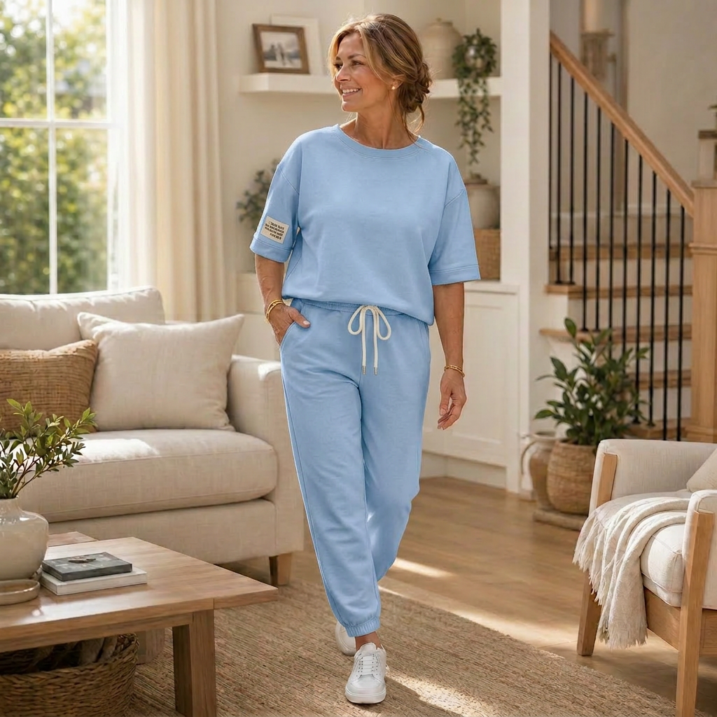 Alfonsina Gandolfi™ Breathable Casual Lounge Set for Everyday Wear