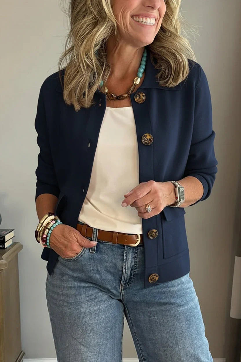 Alice Lecce™ Versatile Lapel Jacket for Effortless Style