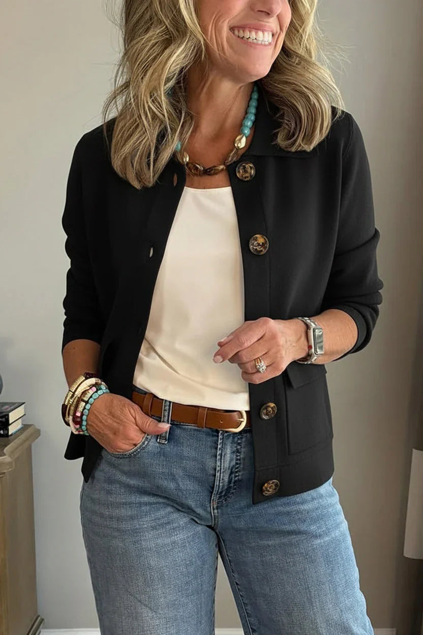 Alice Lecce™ Versatile Lapel Jacket for Effortless Style