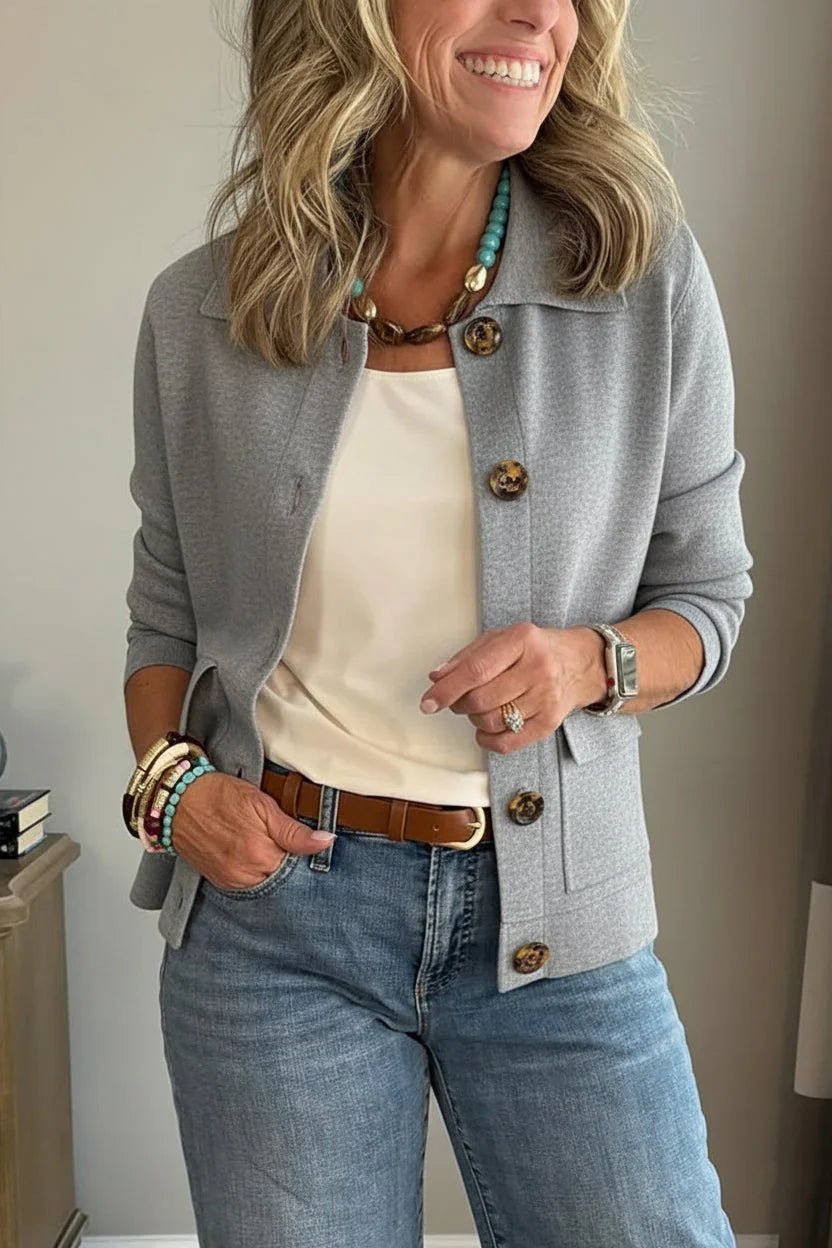 Alice Lecce™ Versatile Lapel Jacket for Effortless Style