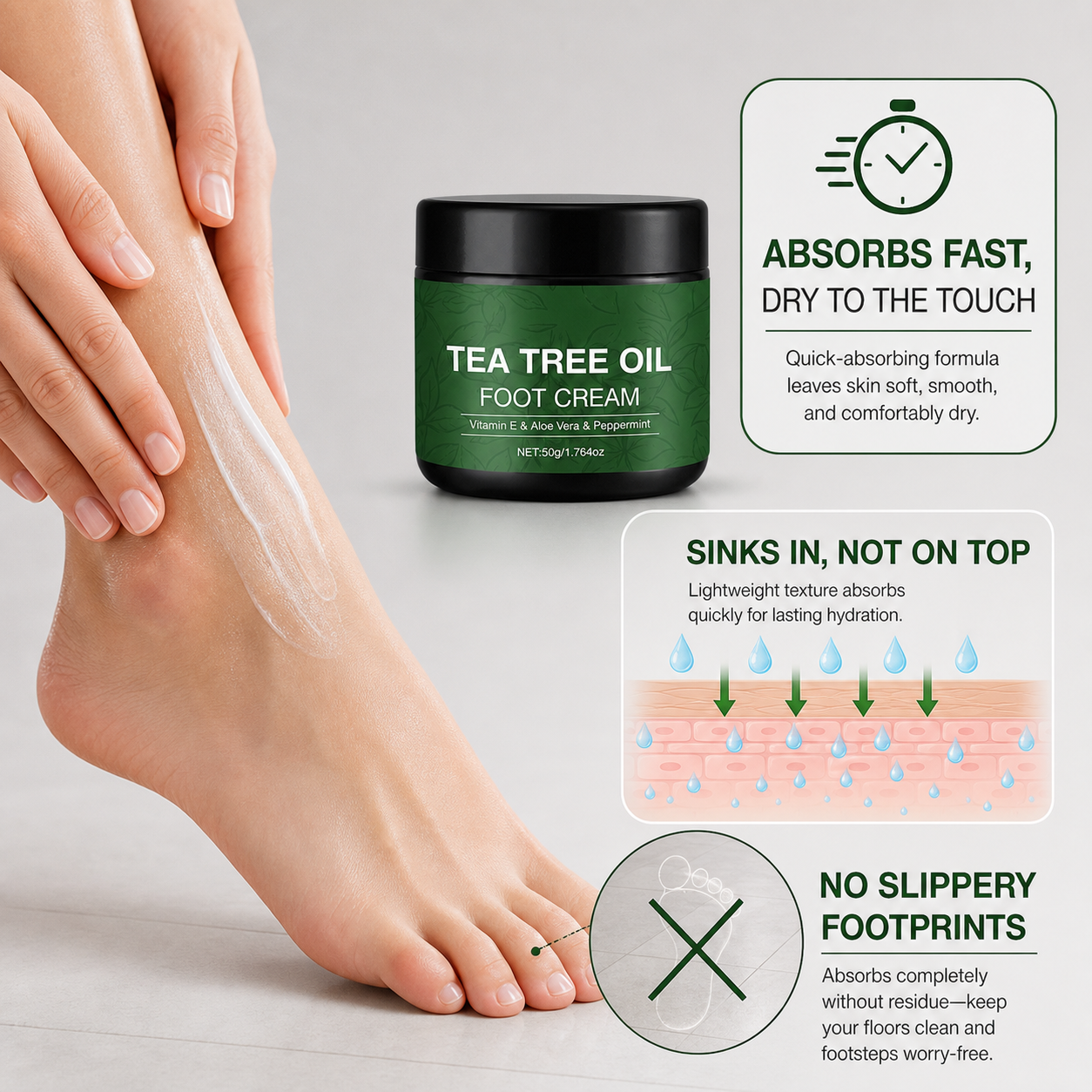 Alované™ Nourishing Foot Cream for Dry, Cracked Heels