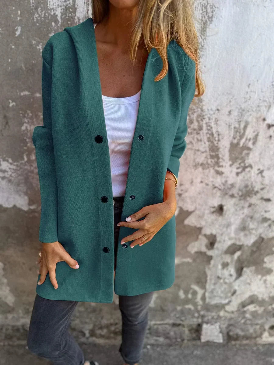 Amedea Zocchi™ Versatile Hooded Layering Jacket for Everyday Style