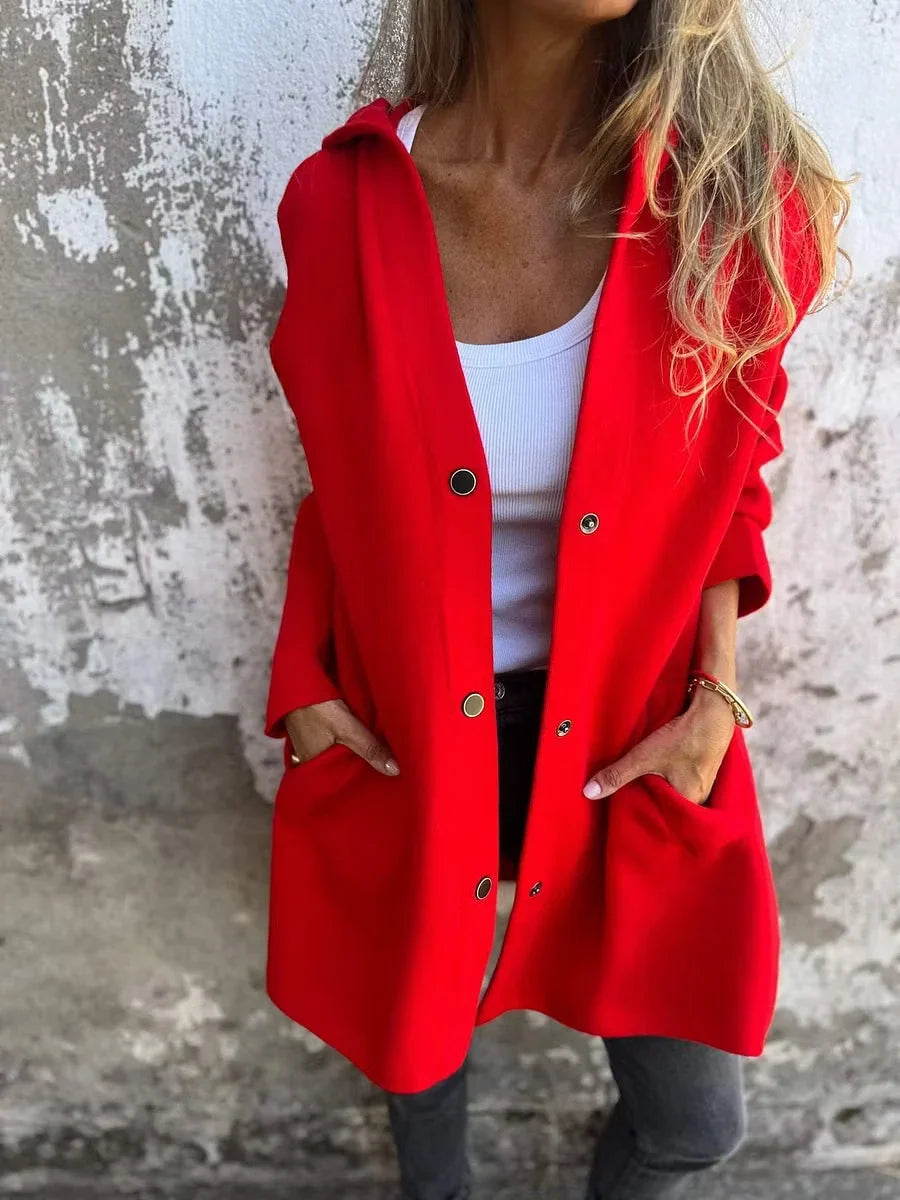 Amedea Zocchi™ Versatile Hooded Layering Jacket for Everyday Style