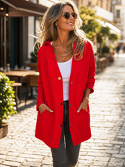 Amedea Zocchi™ Versatile Hooded Layering Jacket for Everyday Style