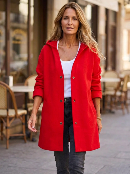 Amedea Zocchi™ Versatile Hooded Layering Jacket for Everyday Style