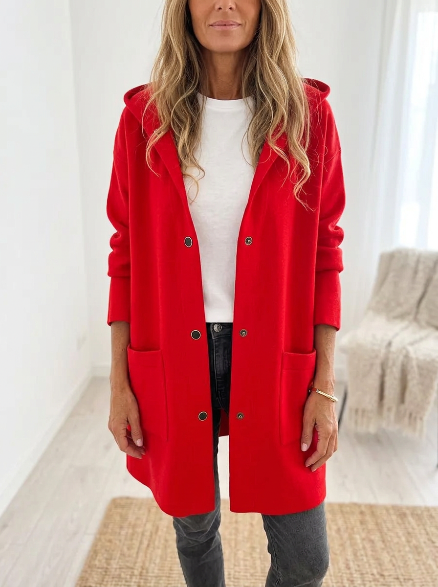 Amedea Zocchi™ Versatile Hooded Layering Jacket for Everyday Style
