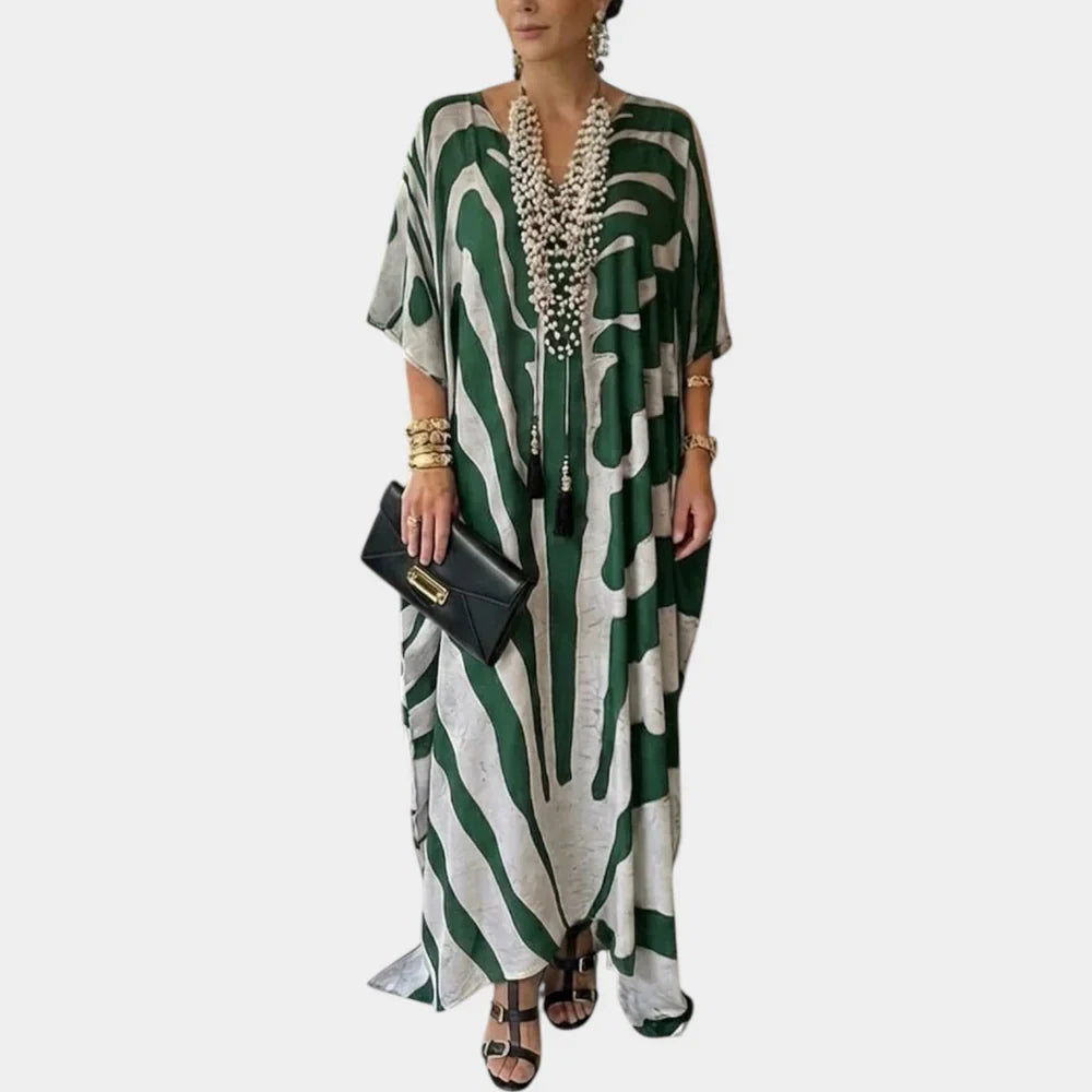 Amelia Leoncini™ Flowy Kaftan Dress for Easy Summer Style