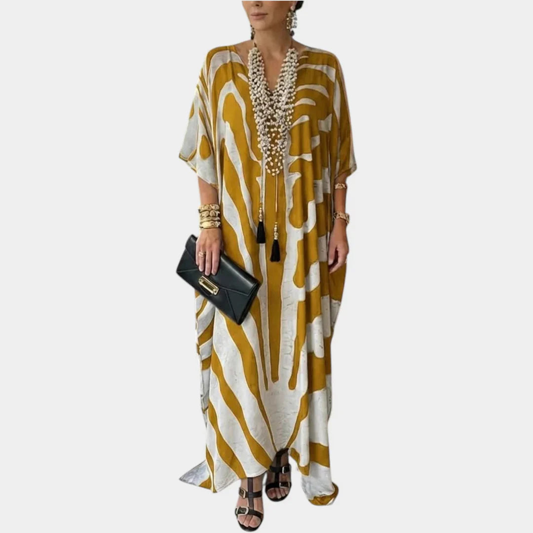 Amelia Leoncini™ Flowy Kaftan Dress for Easy Summer Style