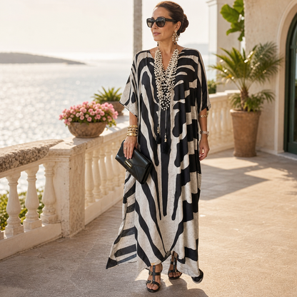Amelia Leoncini™ Flowy Kaftan Dress for Easy Summer Style