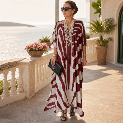 Amelia Leoncini™ Flowy Kaftan Dress for Easy Summer Style